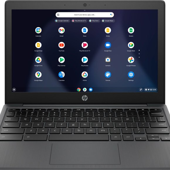 HP - 11.6" Chromebook - MediaTek MT8183 - 4GB Memory - 32GB eMMC - Ash Gray - Picture 10 of 11